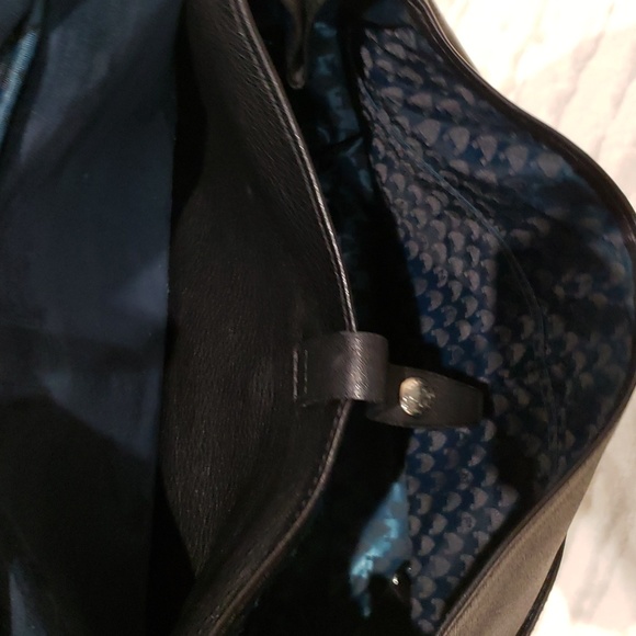 Black leather Balzane hobo cross body Longchamp bag. - Picture 4 of 6